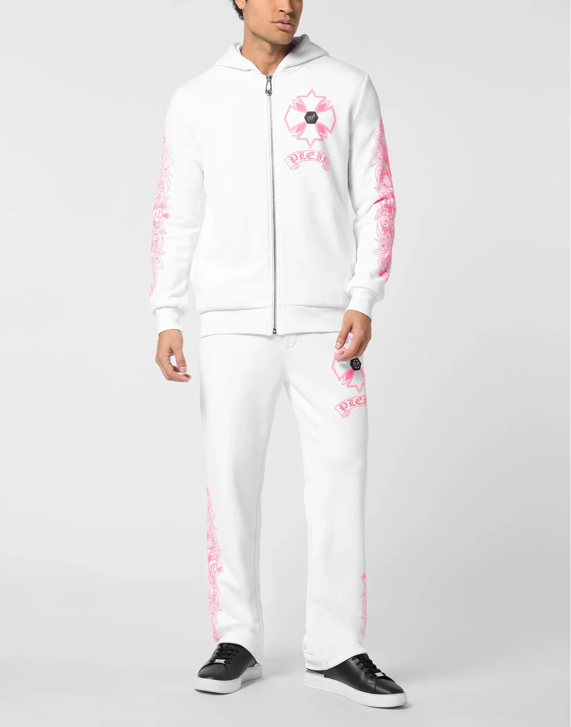 Zip Hoodie Puffy Chrome Crest, цвет: Розовый