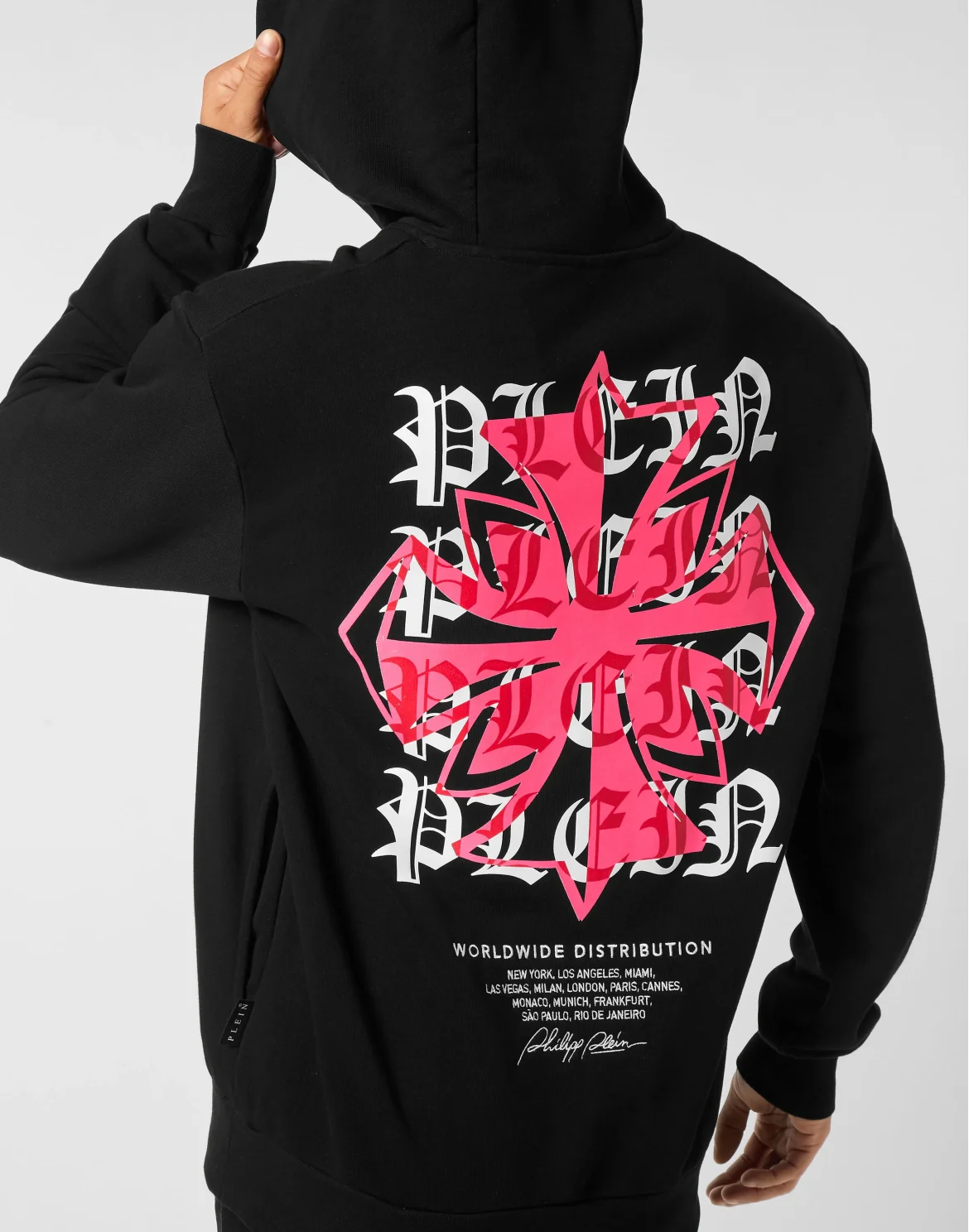 Hoodie Sweatshirt Worldwide Crest, цвет: Черный