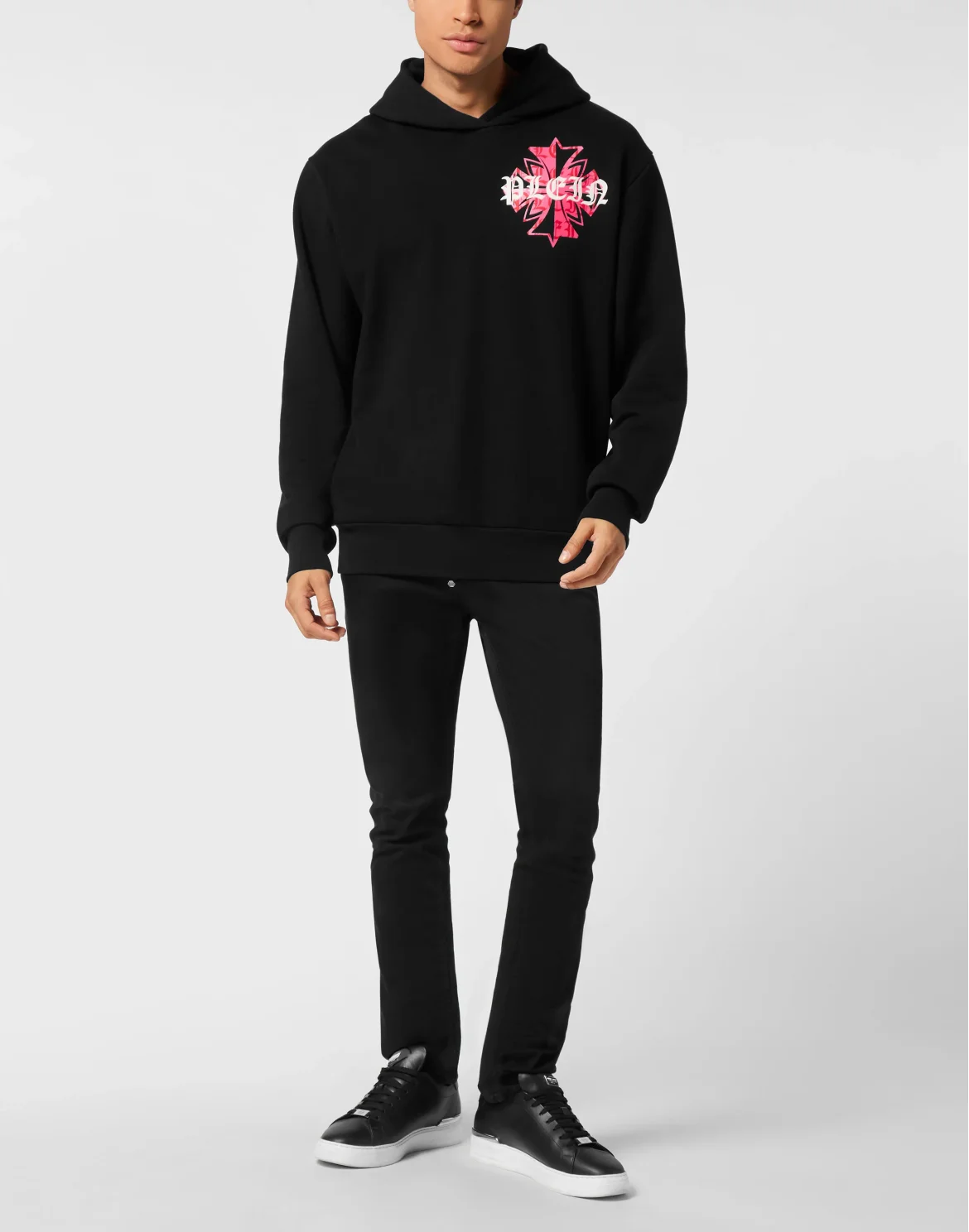 Hoodie Sweatshirt Worldwide Crest, цвет: Черный