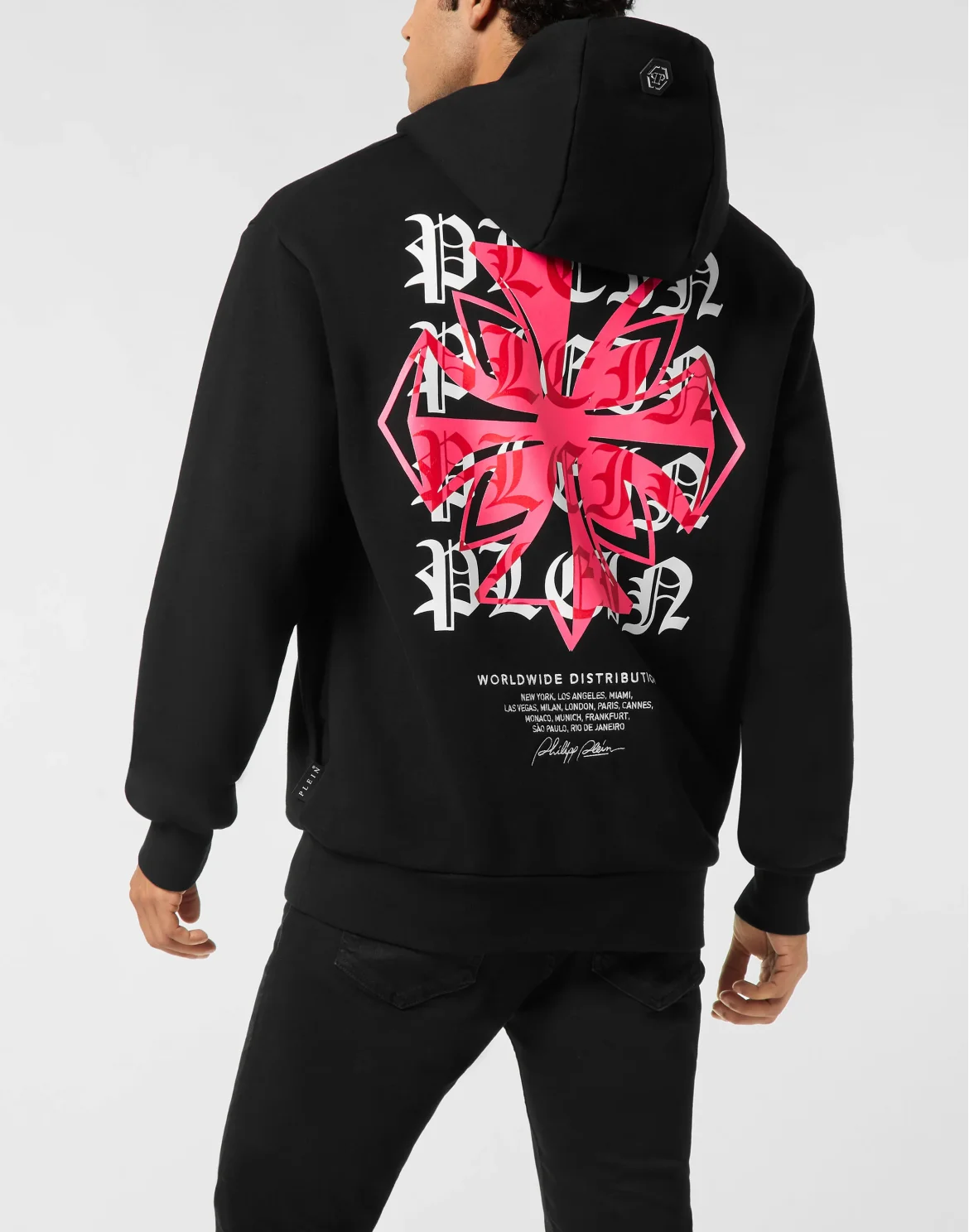 Hoodie Sweatshirt Worldwide Crest, цвет: Черный