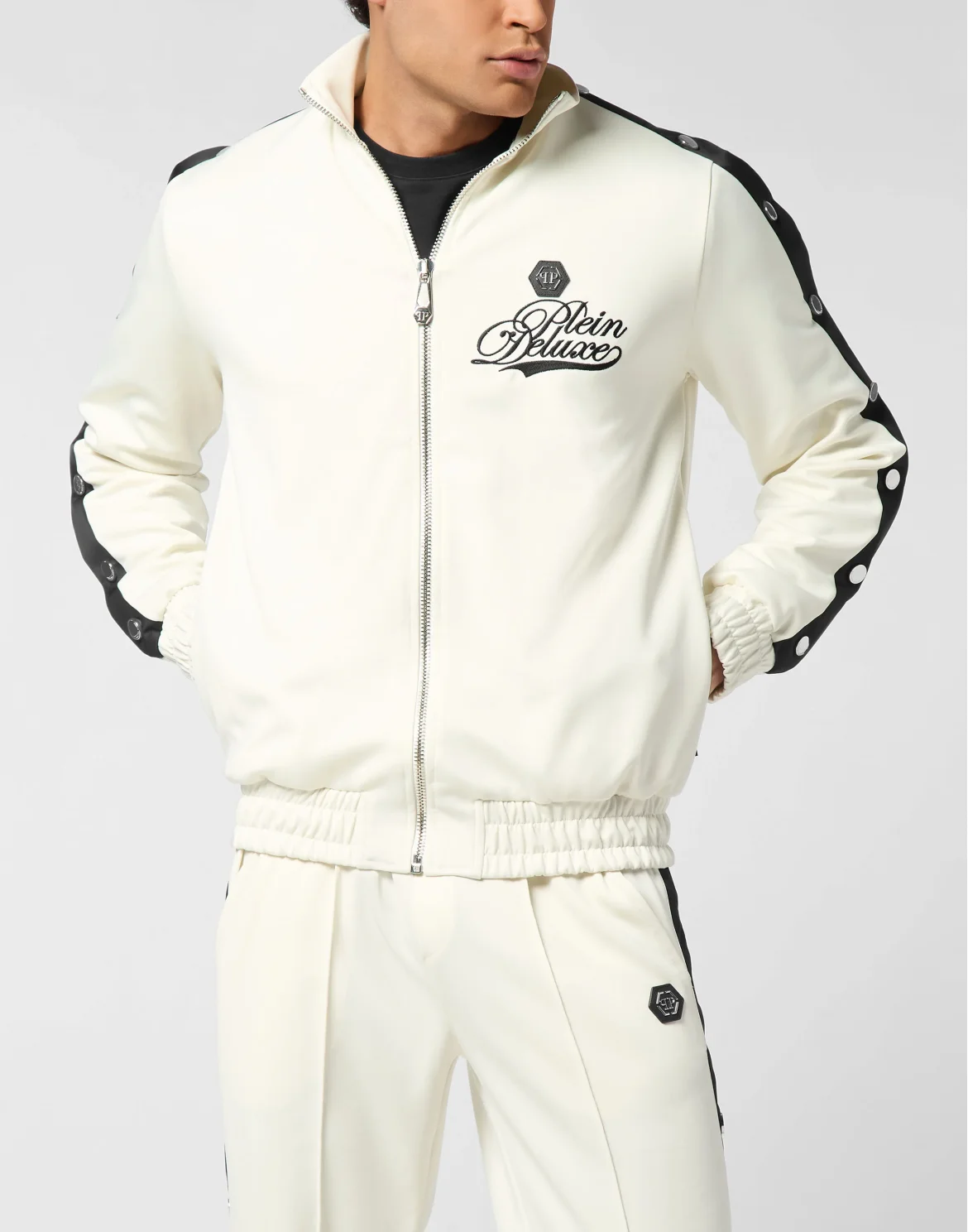 Tracksuit Jacket Plein Deluxe Signature, цвет: Бежевый