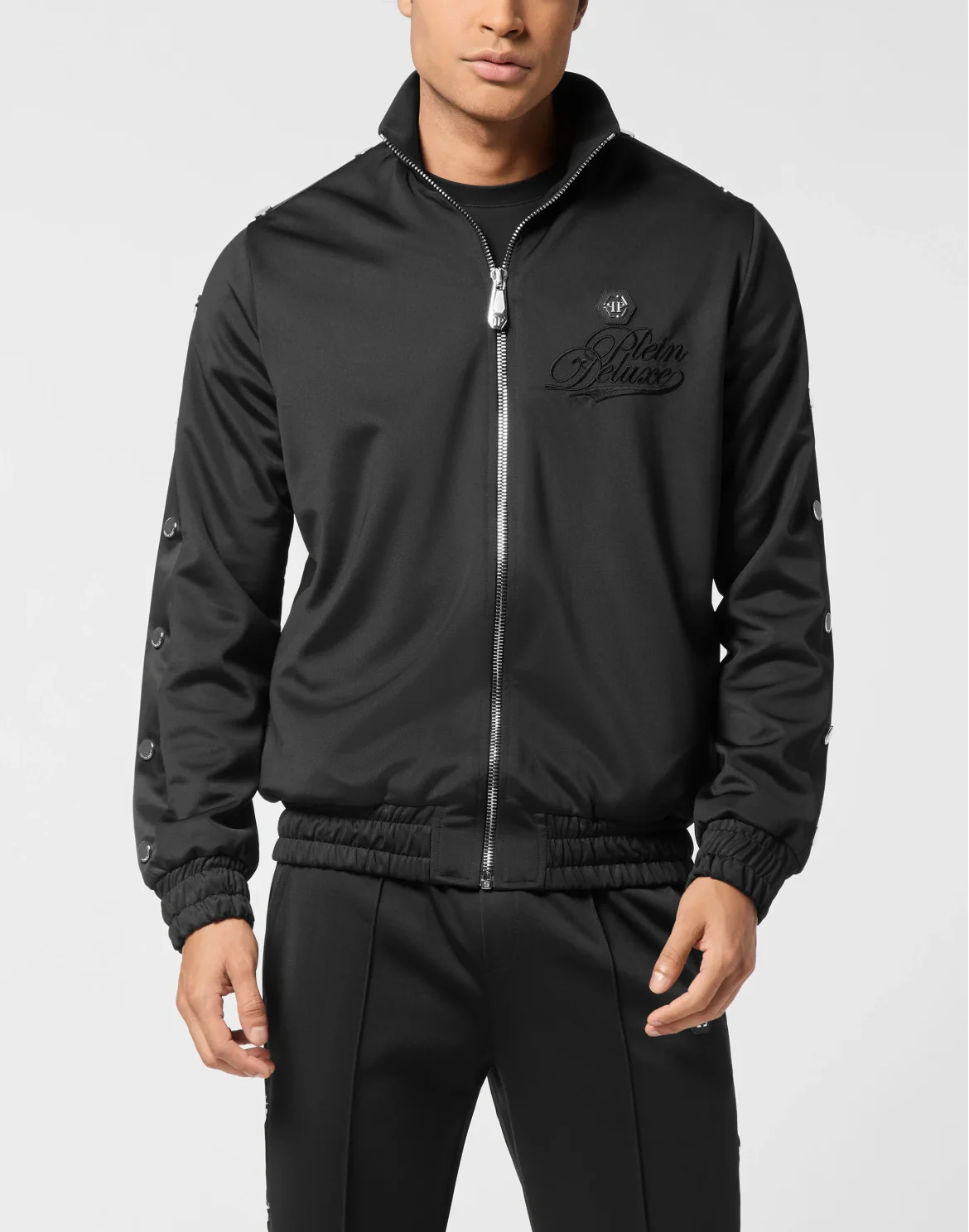 Tracksuit Jacket Plein Deluxe Signature, цвет: Черный