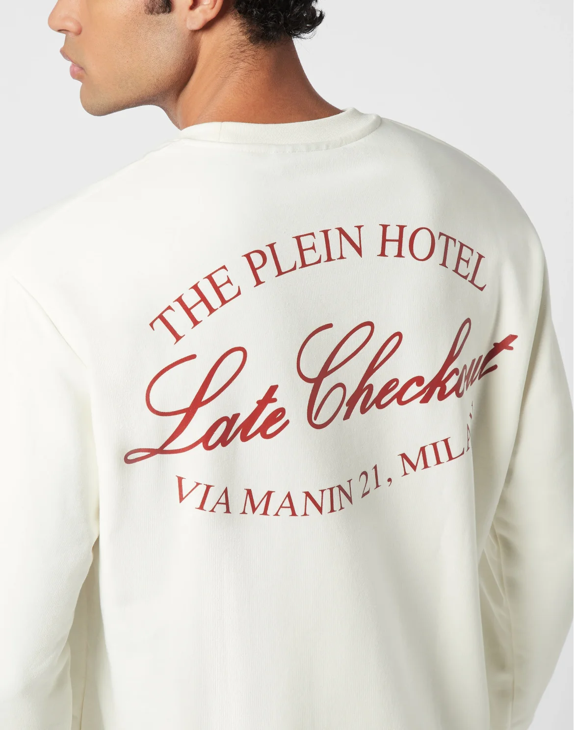 Fleece Round Neck Sweatshirt Plein Hotel, цвет: Бежевый