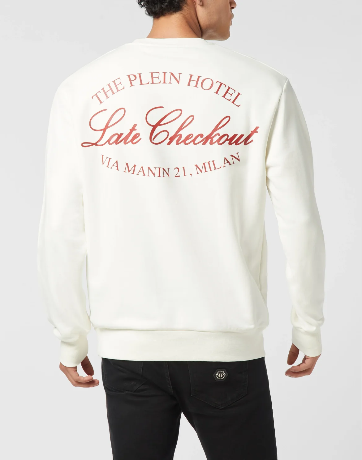 Fleece Round Neck Sweatshirt Plein Hotel, цвет: Бежевый