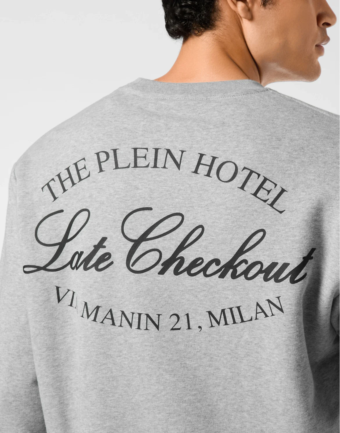 Fleece Round Neck Sweatshirt Plein Hotel, цвет: Серый