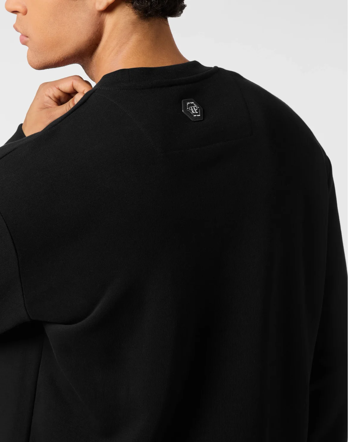 Round Neck Sweatshirt Worldwide Crest, цвет: Черный