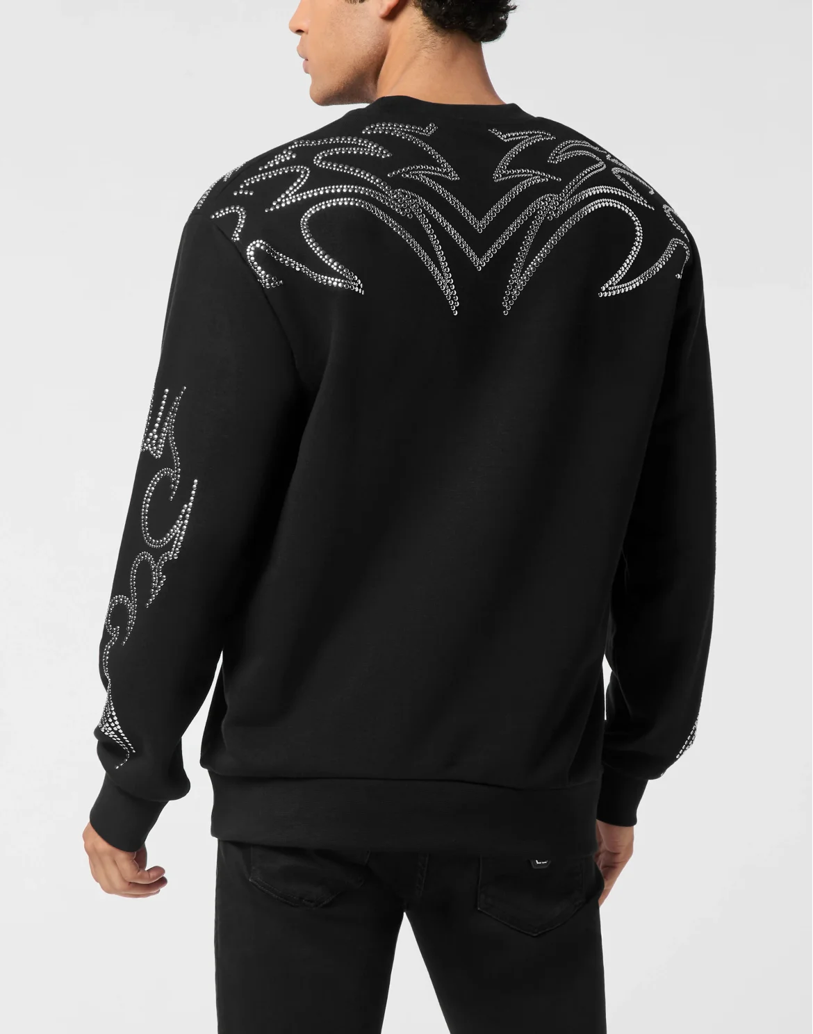 Fleece Sweatshirt Texas Studs, цвет: Черный