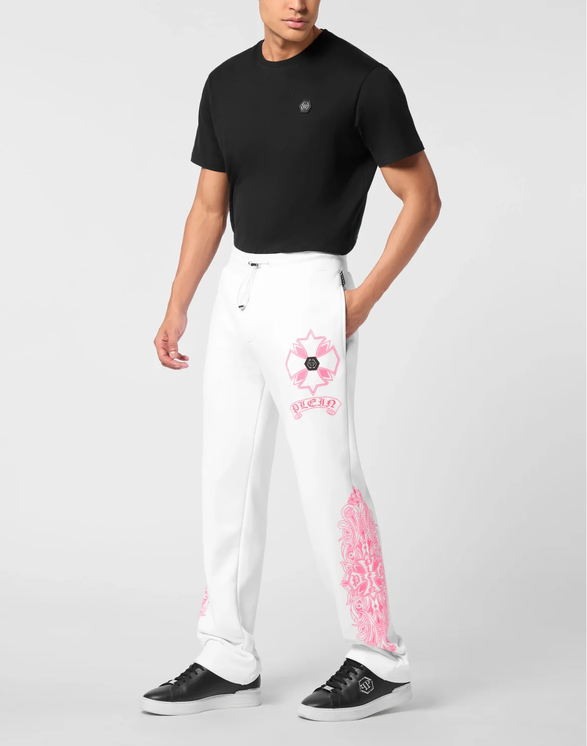 Jogger Pants Puffy Chrome Crest, цвет: Розовый