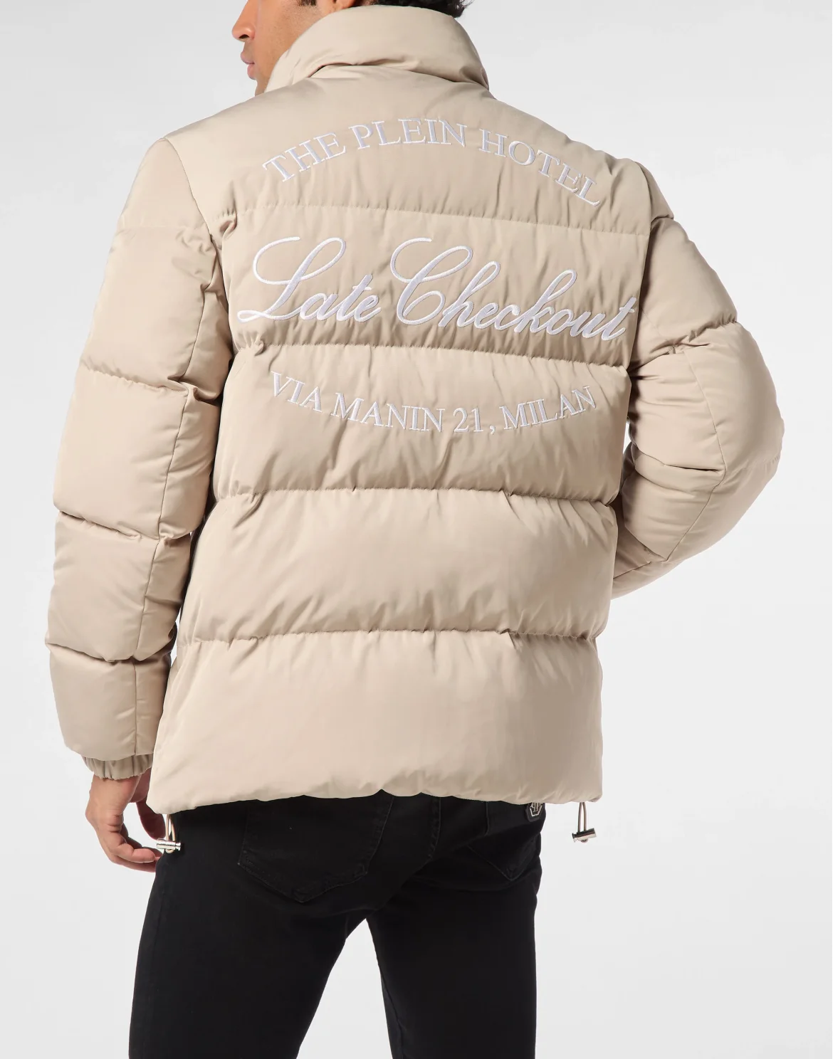 Nylon Puffer Jacket Late Checkout, цвет: Бежевый
