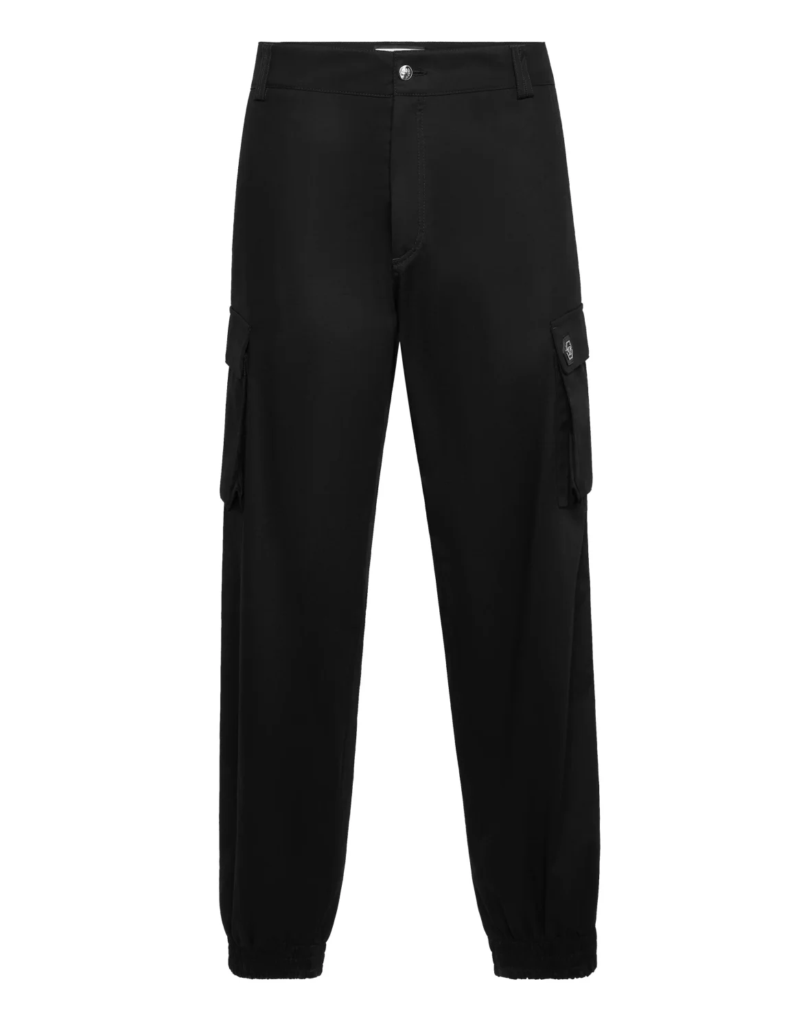 Straight Cargo Fit Trousers, цвет: Черный