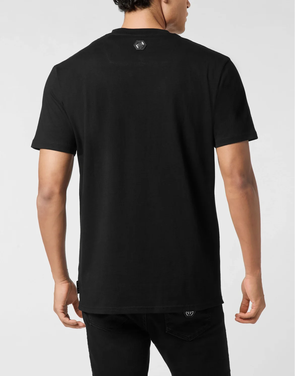 Round Neck T-Shirt Stones Crest, цвет: Черный