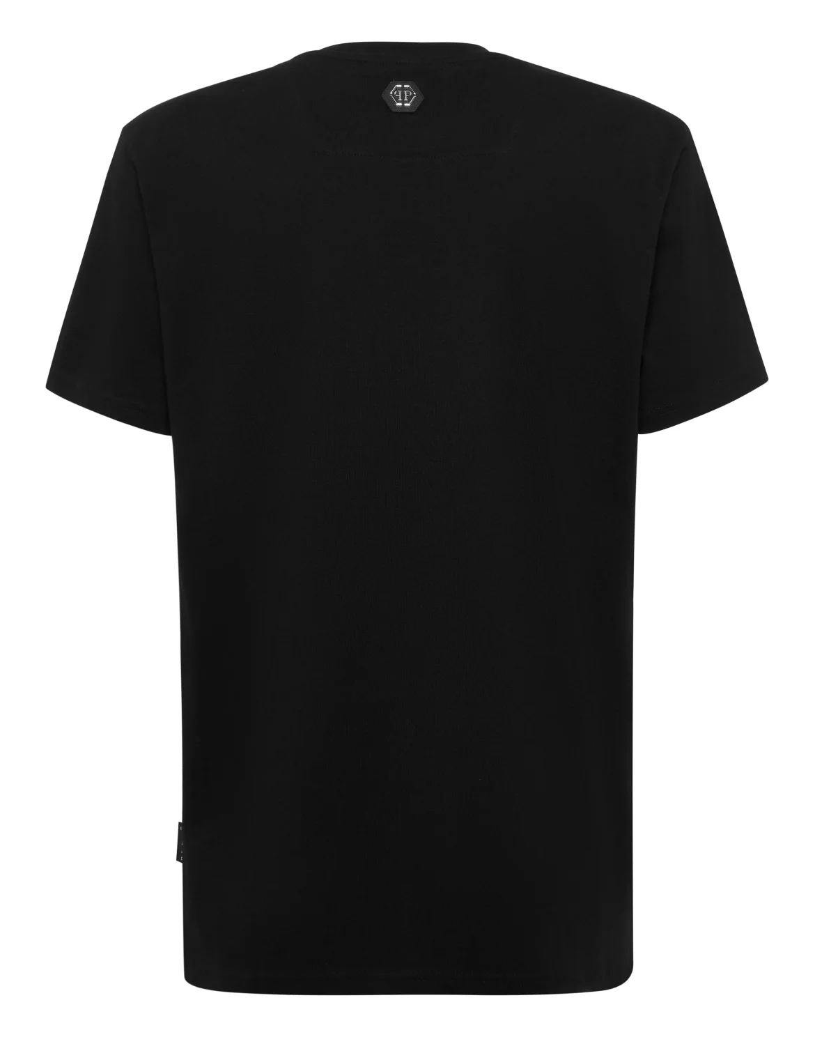 Embroidered Round Neck T-Shirt Stones, цвет: Черный