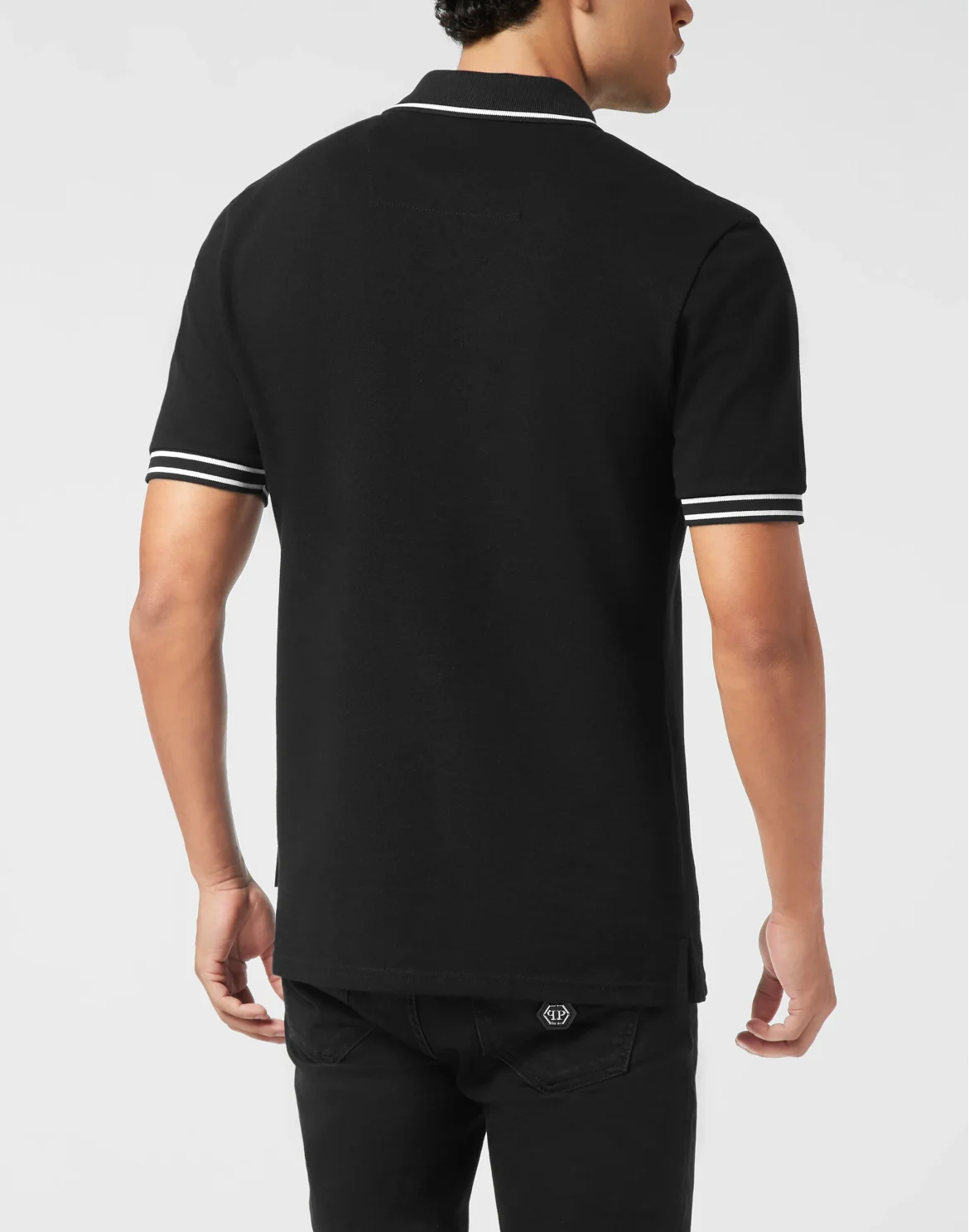 Piquet Polo Shirt Signature, цвет: Черный