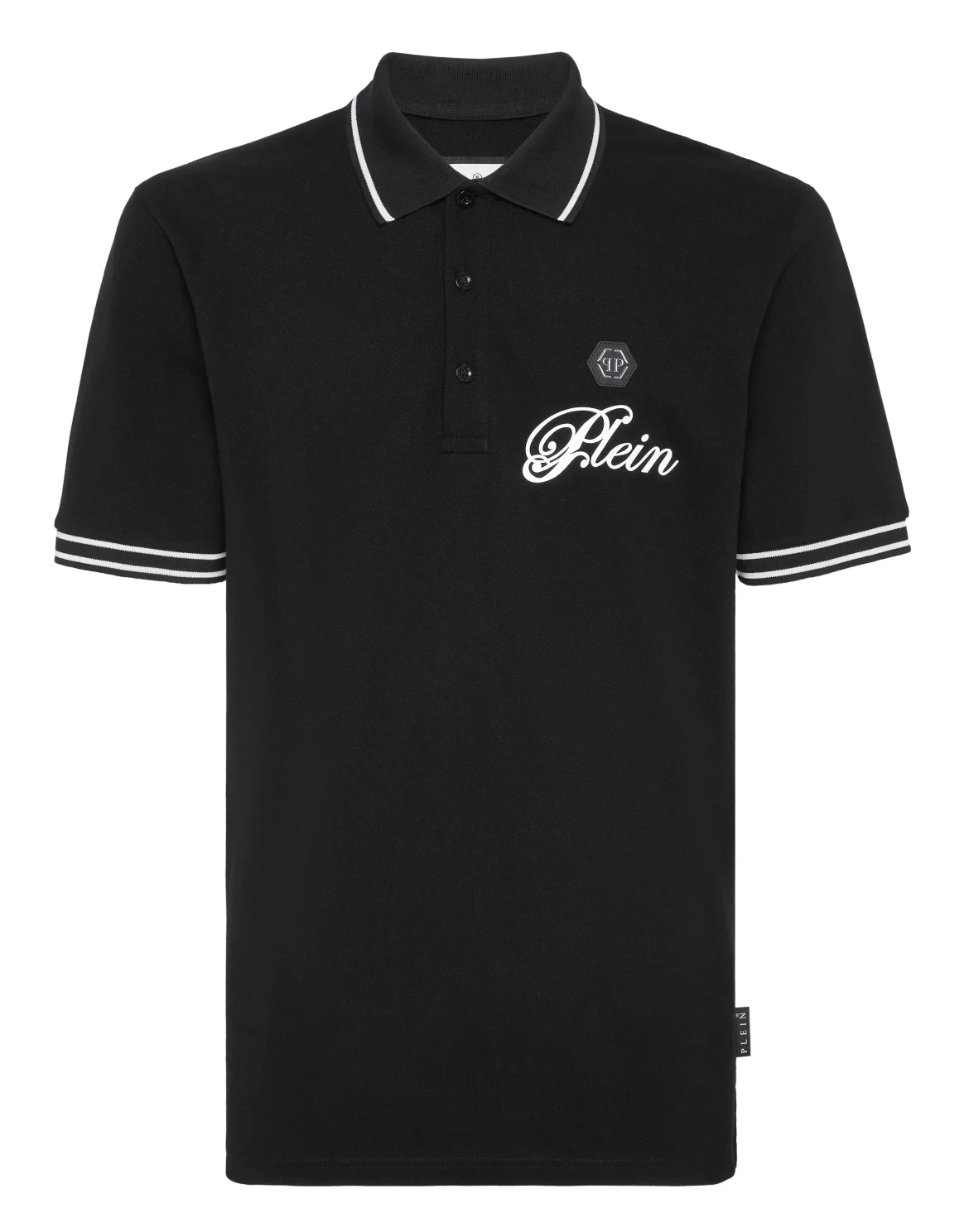 Piquet Polo Shirt Signature, цвет: Черный
