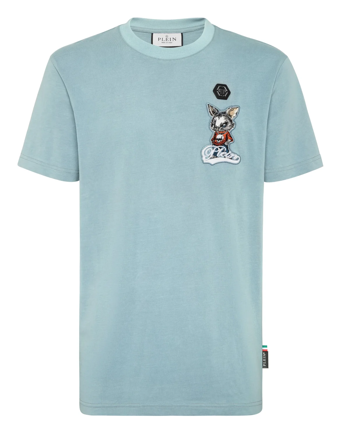 Jersey T-Shirt Plein Bunny Signature, цвет: Голубой