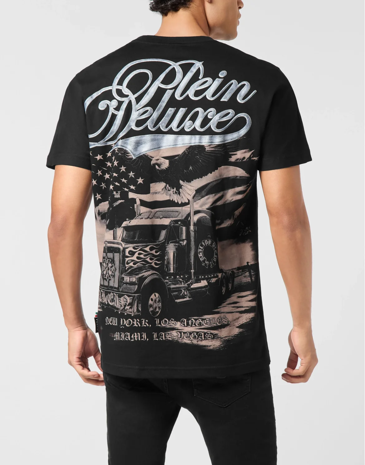 Round Neck T-Shirt Truck Gothic Plein, цвет: Черный