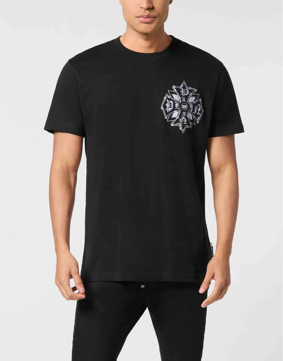 Round Neck T-Shirt Truck Gothic Plein, цвет: Черный
