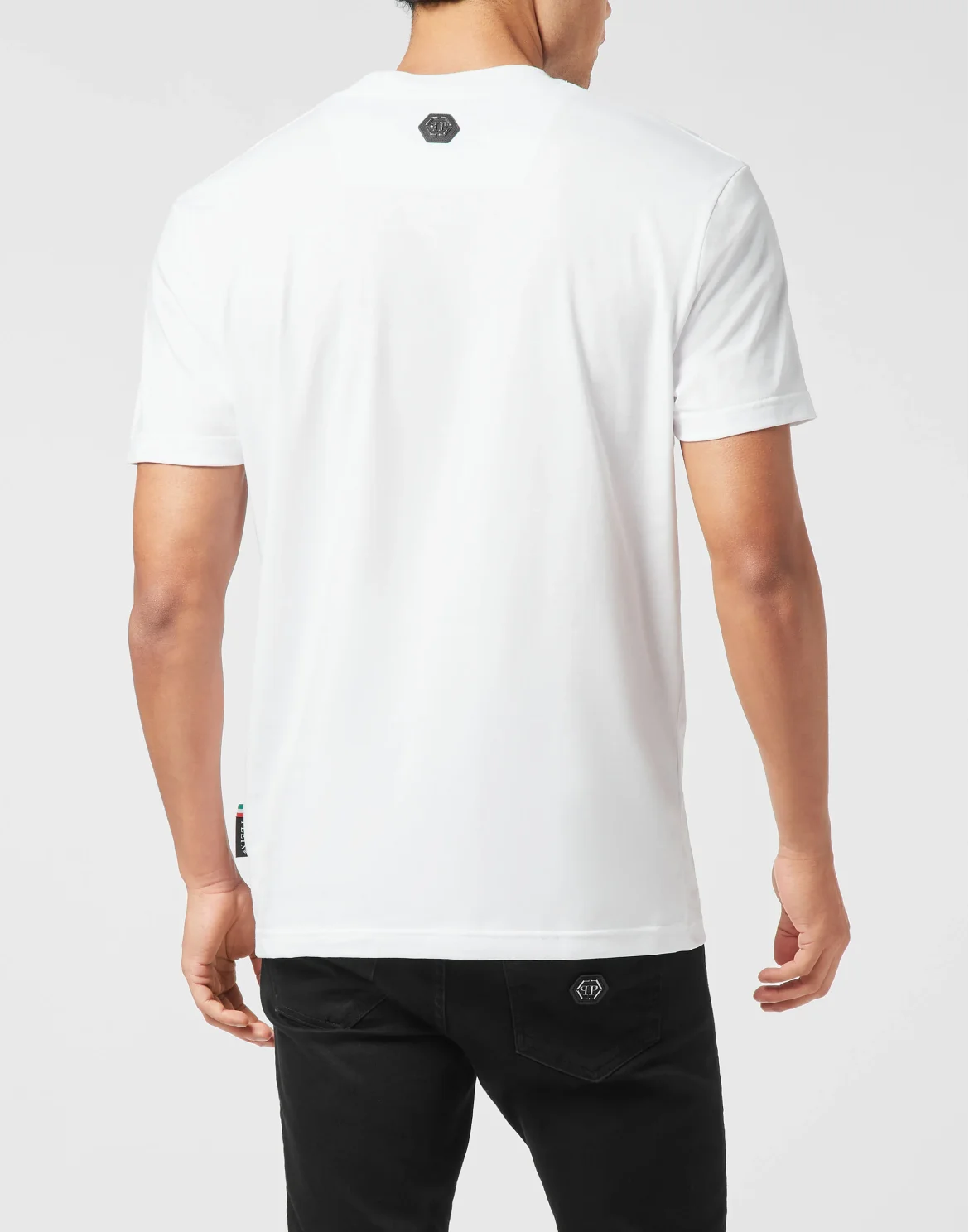 Round Neck T-Shirt Plein Trucks Bulldog, цвет: Белый
