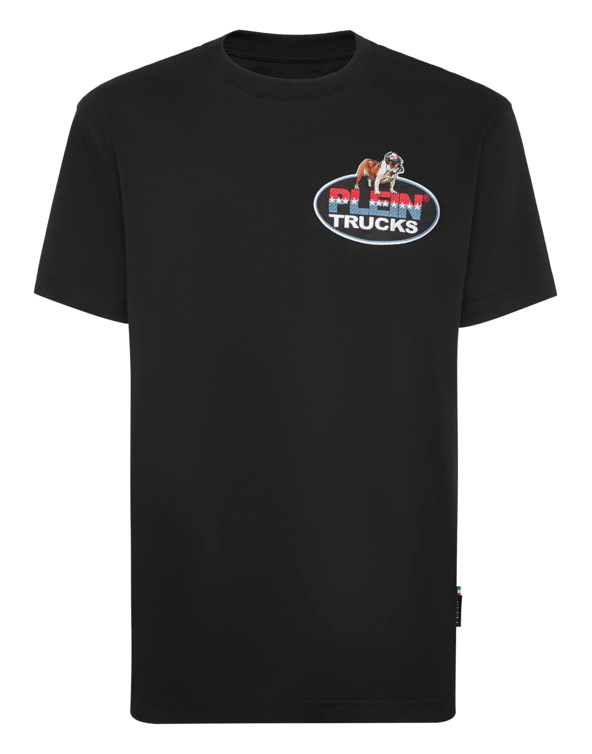 Round Neck T-Shirt Plein Trucks Bulldog, цвет: Черный