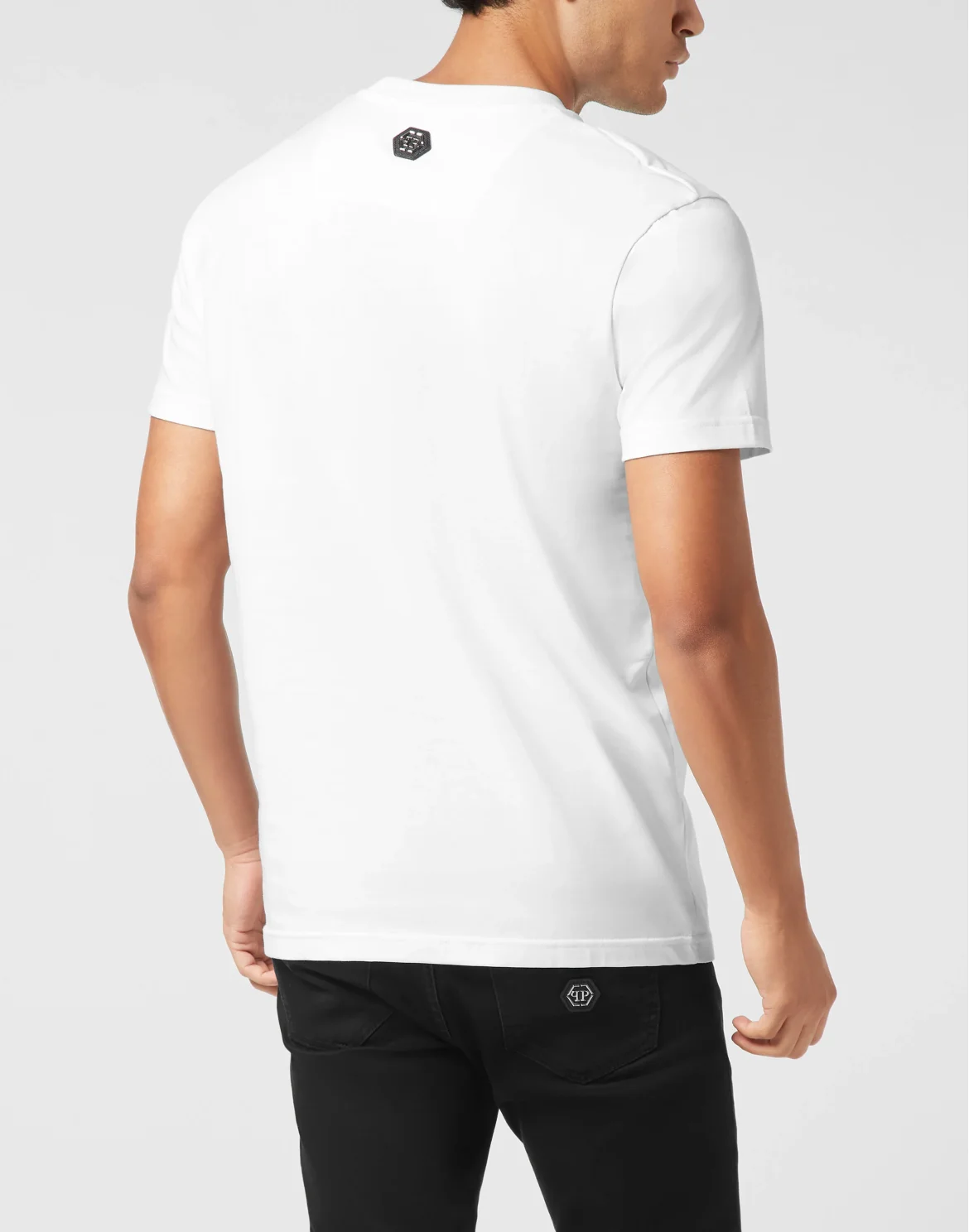 Round Neck T-Shirt Beer Skull, цвет: Белый