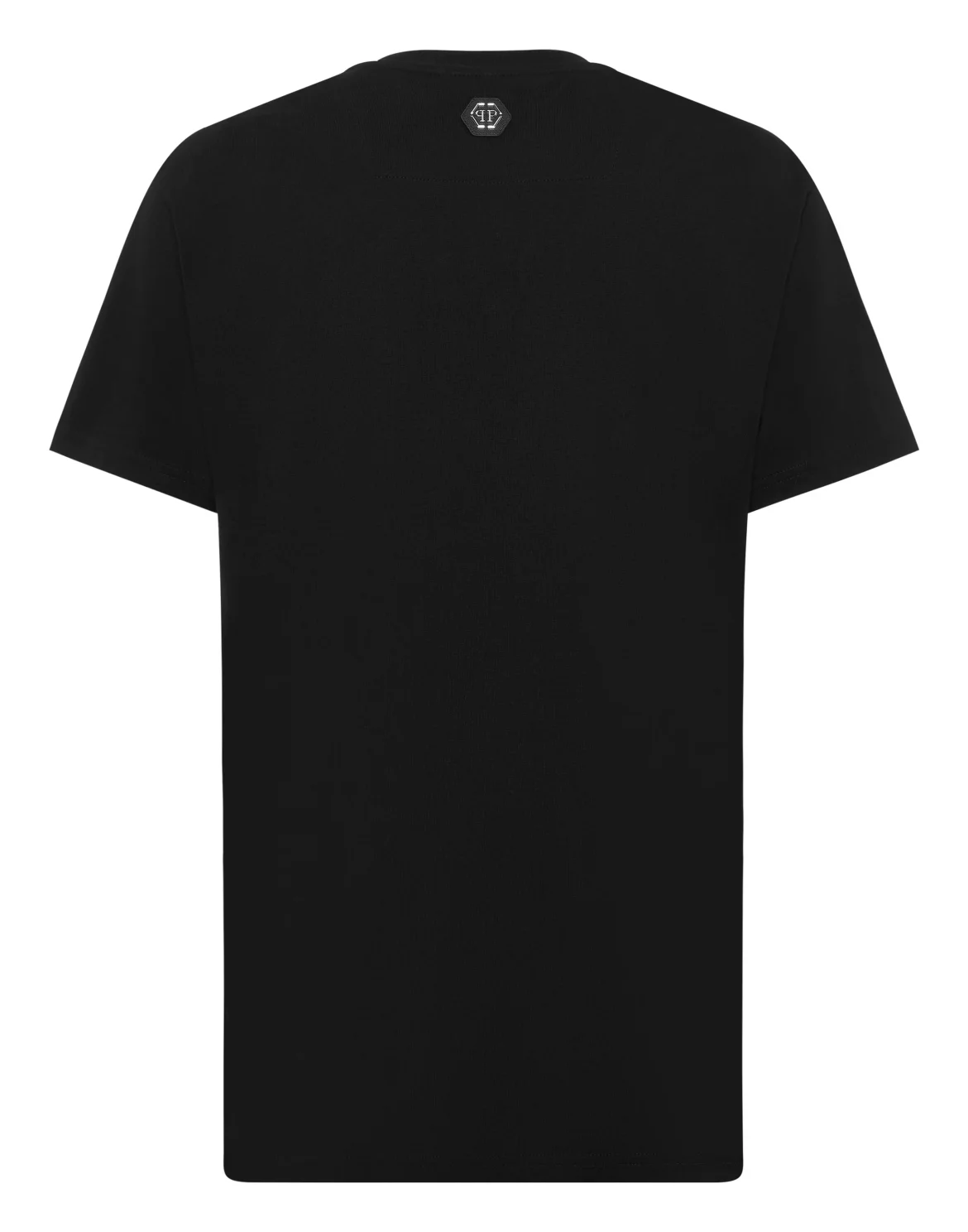 Round Neck T-Shirt Bulldog Crystal, цвет: Черный