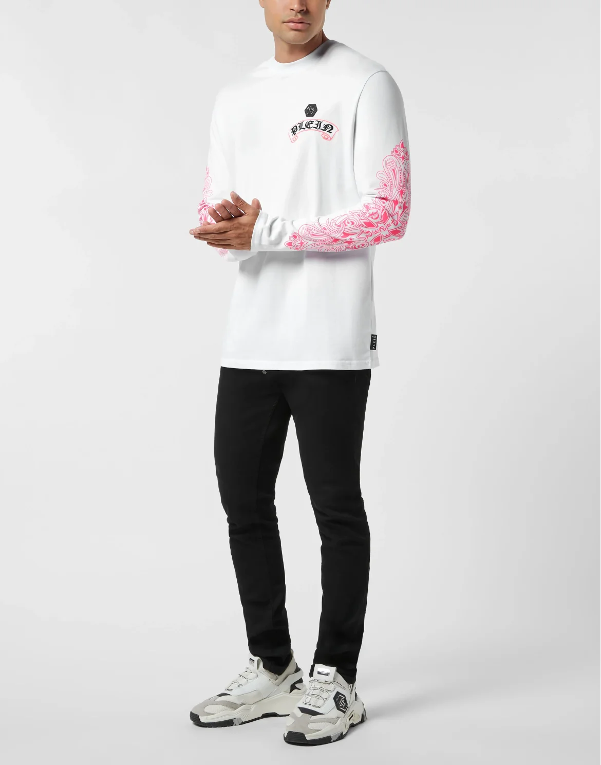 Long Sleeve T-Shirt Chrome Crest, цвет: Розовый