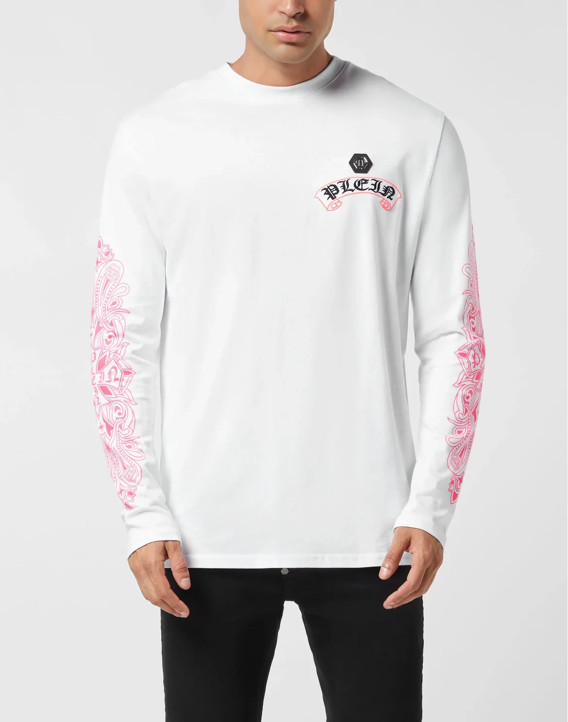 Long Sleeve T-Shirt Chrome Crest, цвет: Розовый