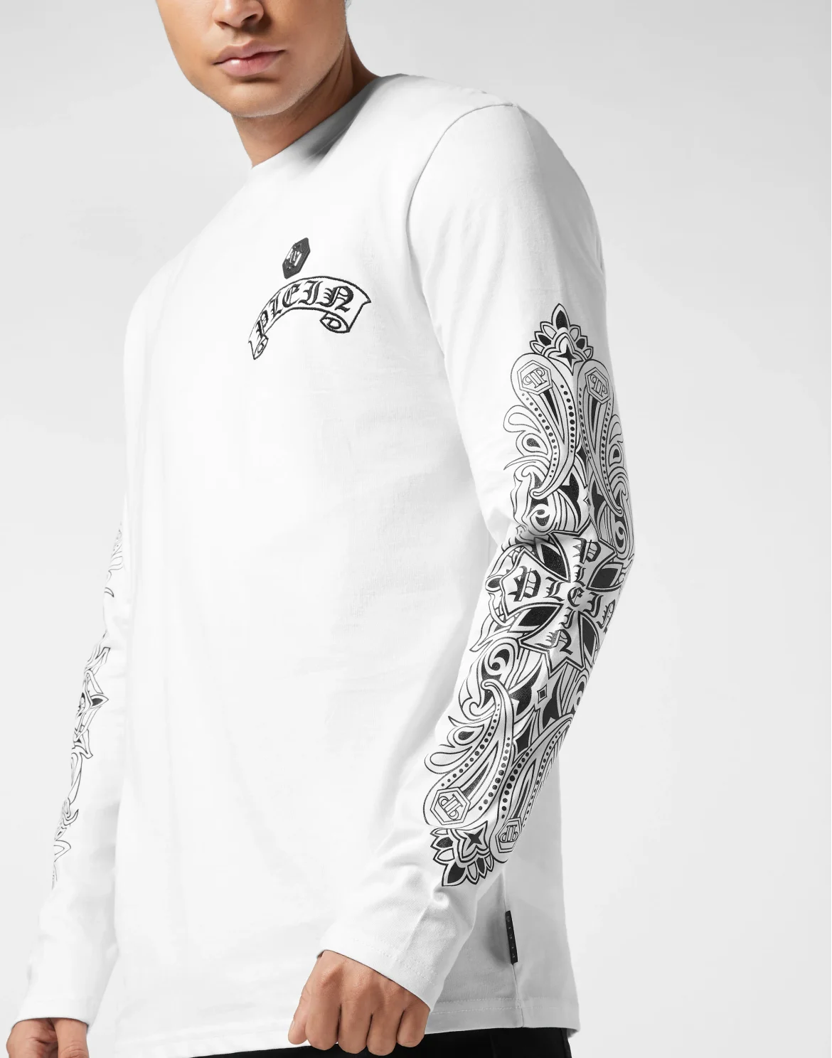 Long Sleeve T-Shirt Chrome Crest, цвет: Белый