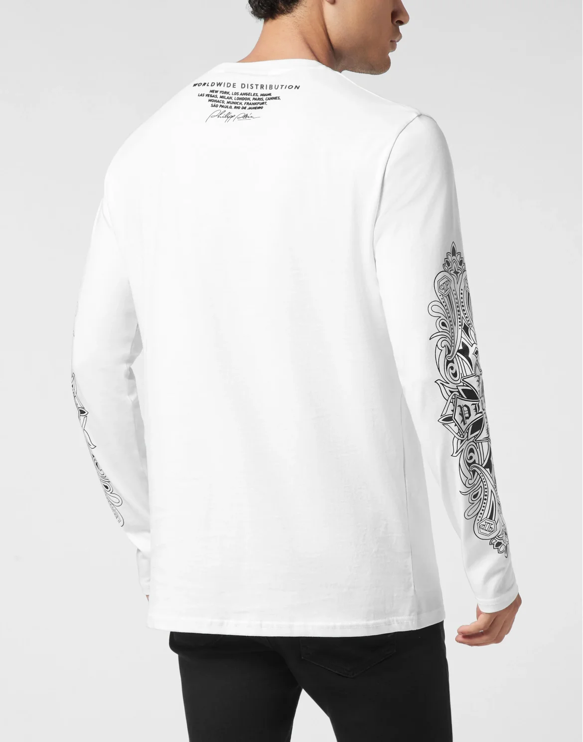 Long Sleeve T-Shirt Chrome Crest, цвет: Белый