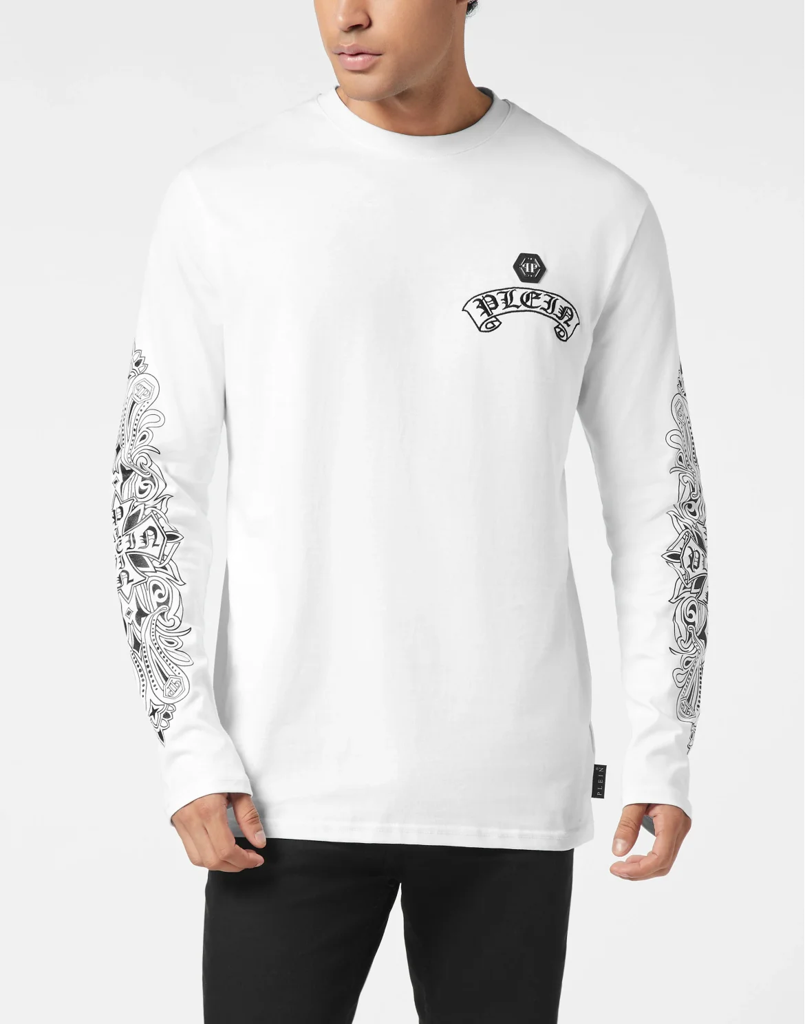 Long Sleeve T-Shirt Chrome Crest, цвет: Белый