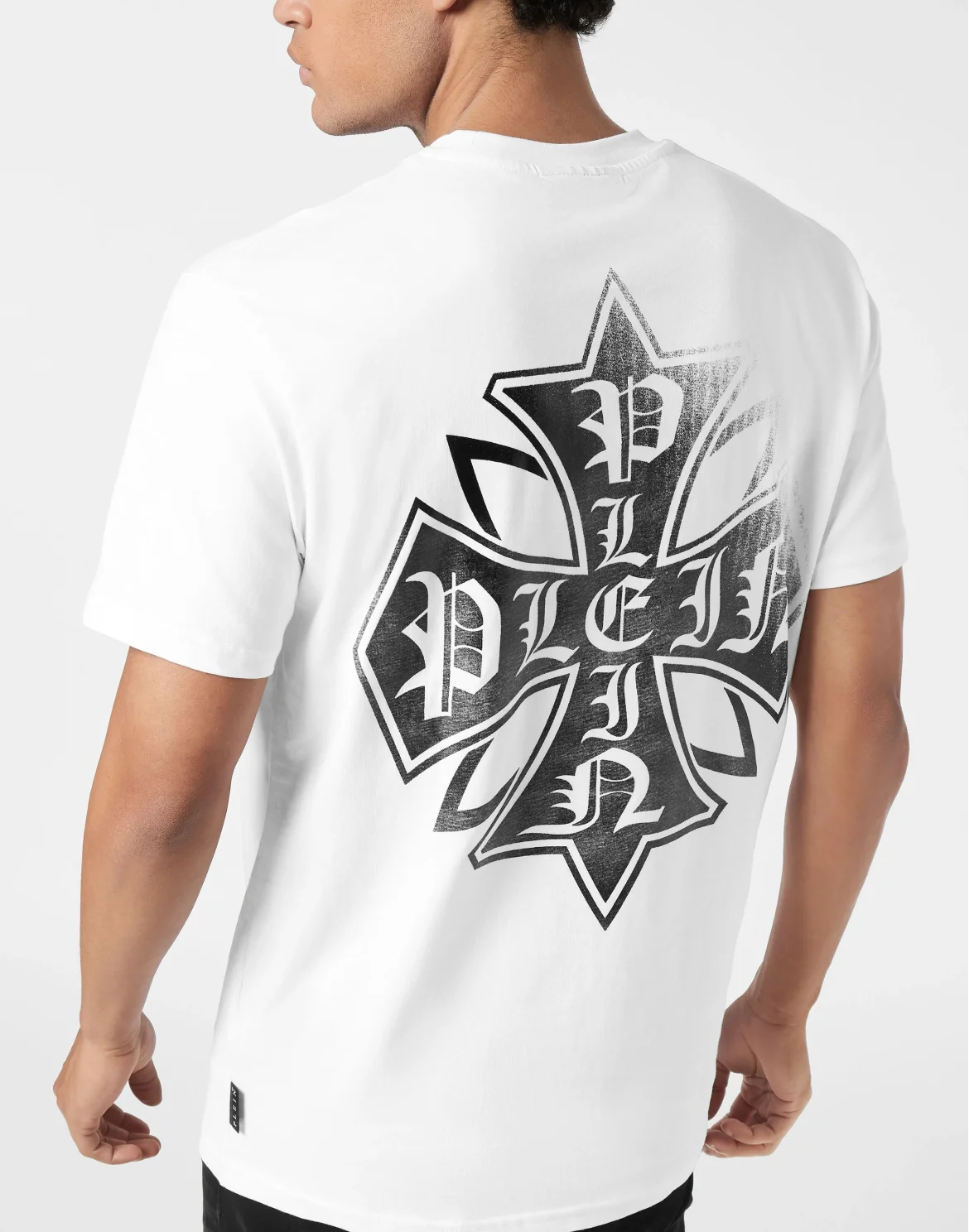 Washed Round Neck T-Shirt Destroyed Crest, цвет: Белый