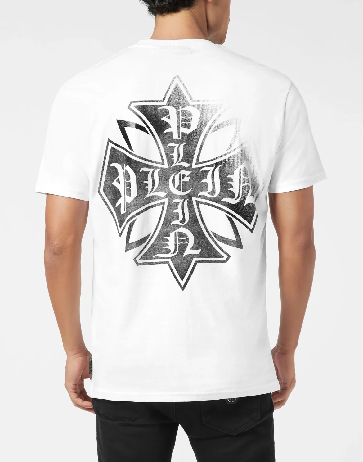 Washed Round Neck T-Shirt Destroyed Crest, цвет: Белый