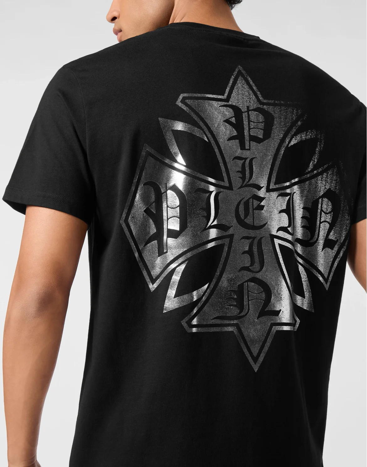 Washed Round Neck T-Shirt Destroyed Crest, цвет: Черный