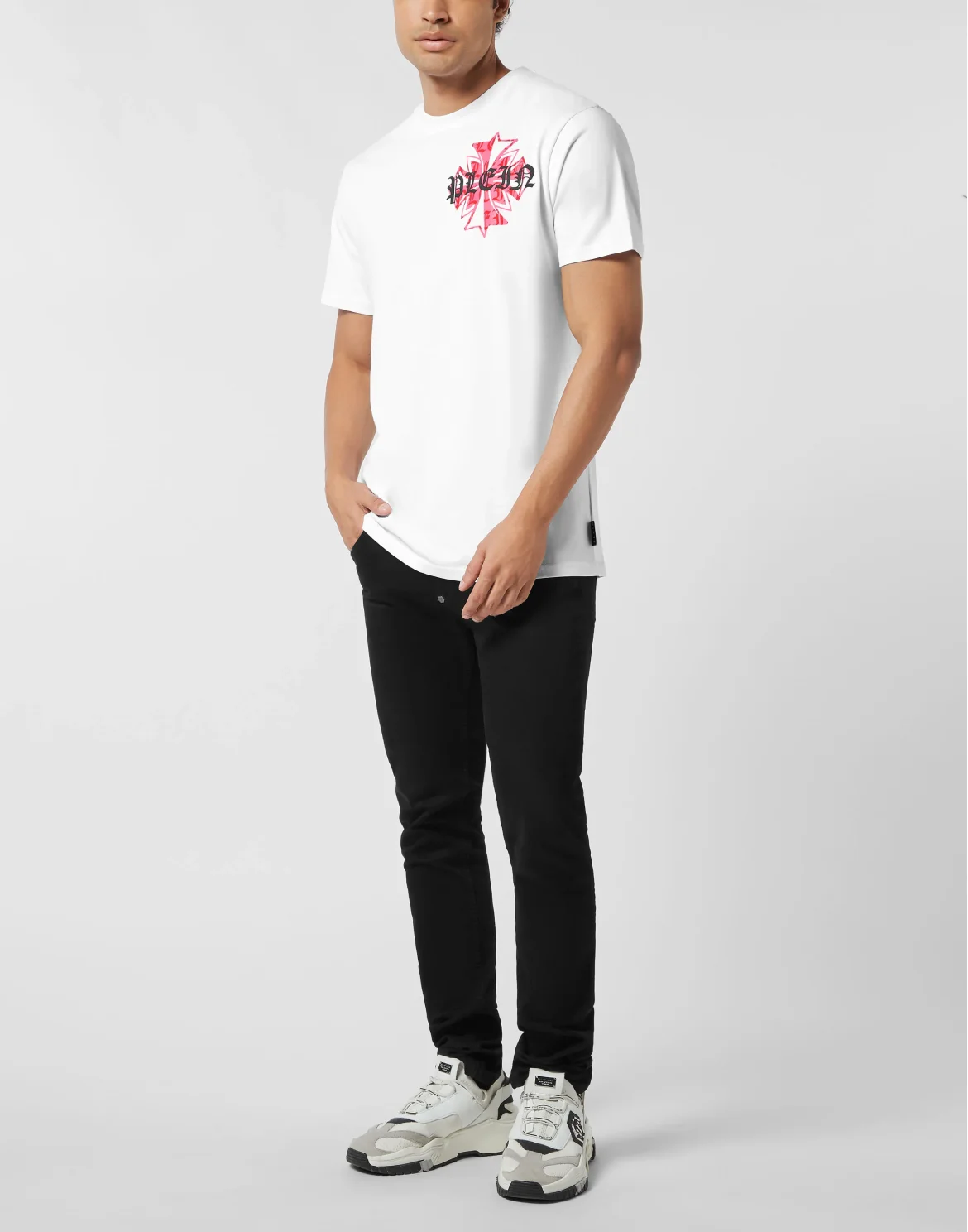 Round Neck T-Shirt Worldwide Puffy Crest, цвет: Белый