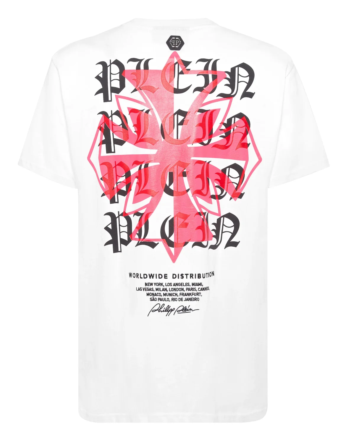Round Neck T-Shirt Worldwide Puffy Crest, цвет: Белый
