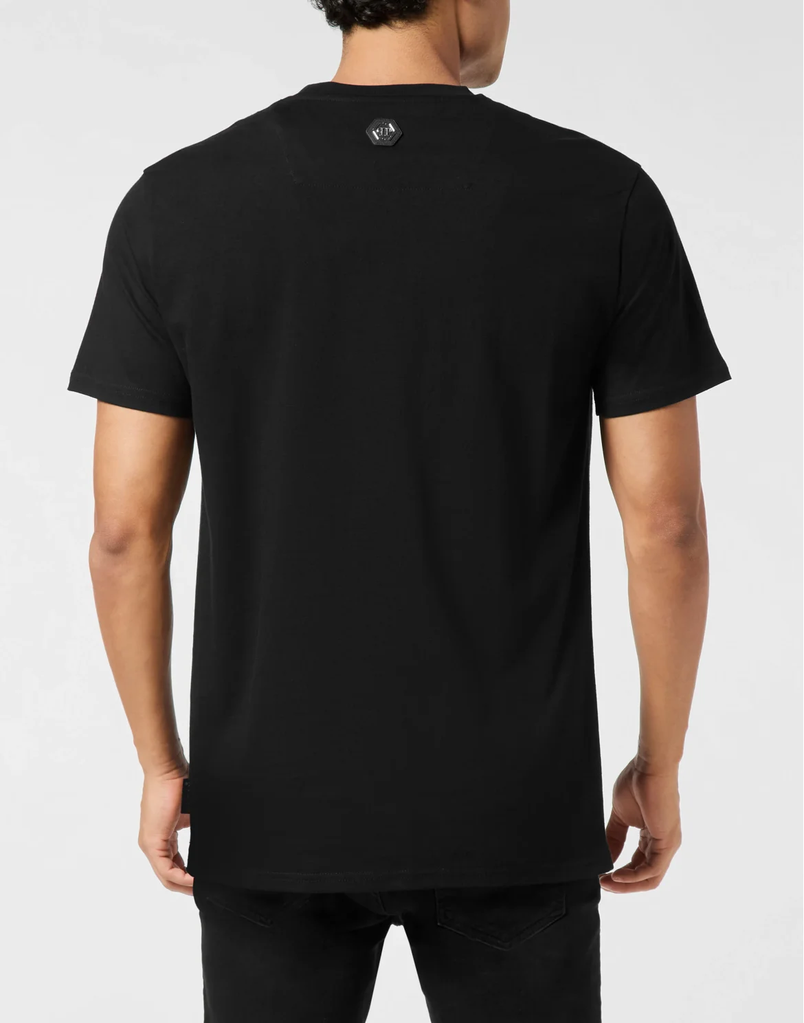 Round Neck T-Shirt Crystal Eagle Mini, цвет: Черный