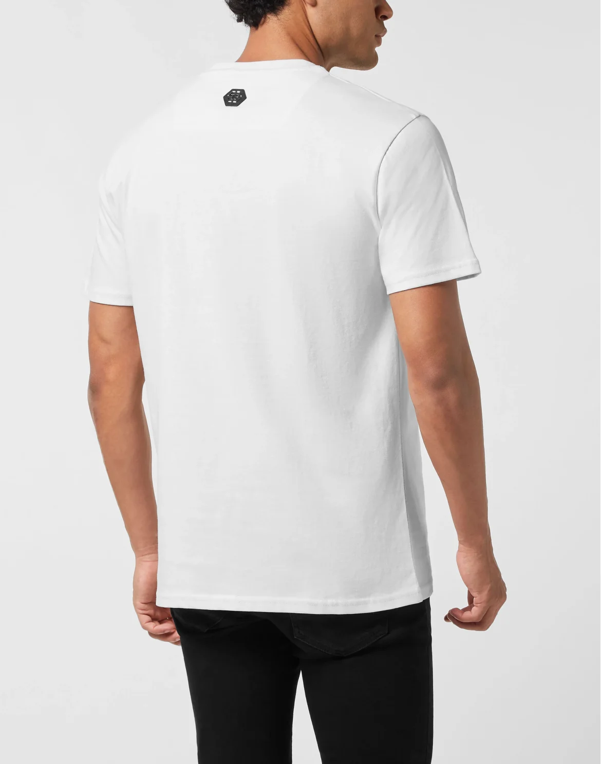 Round Neck T-Shirt Plein Deluxe Stones, цвет: Белый