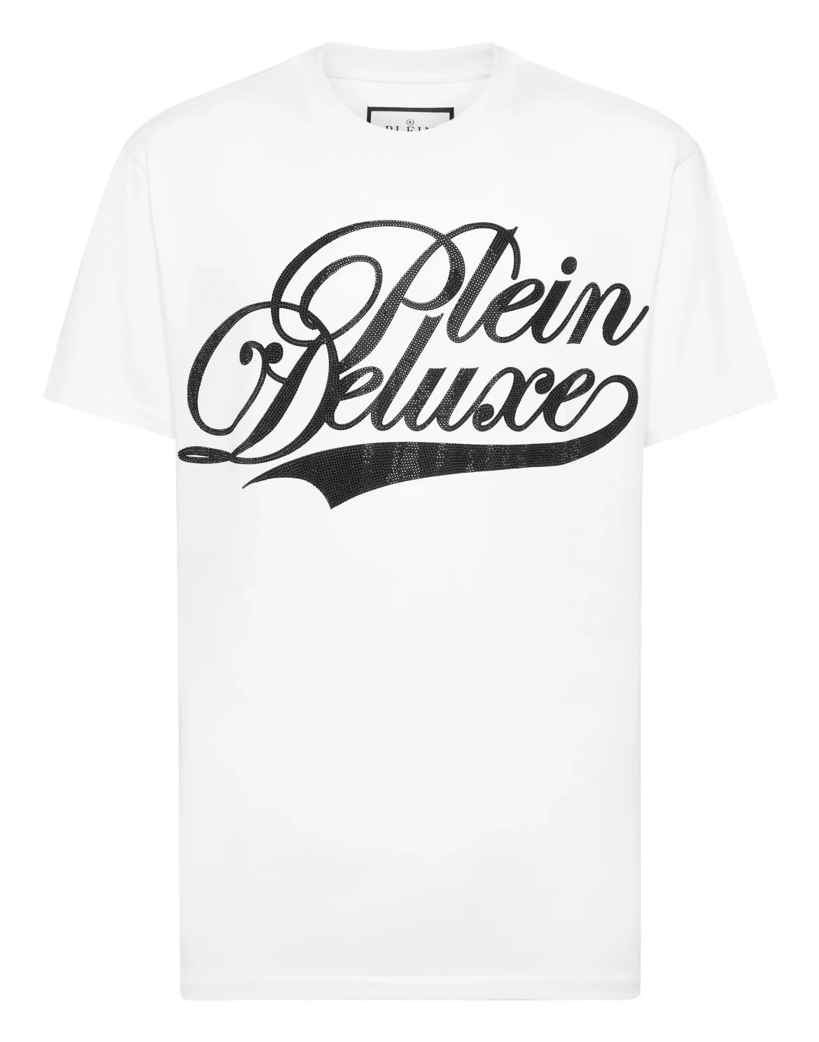 Round Neck T-Shirt Plein Deluxe Stones, цвет: Белый