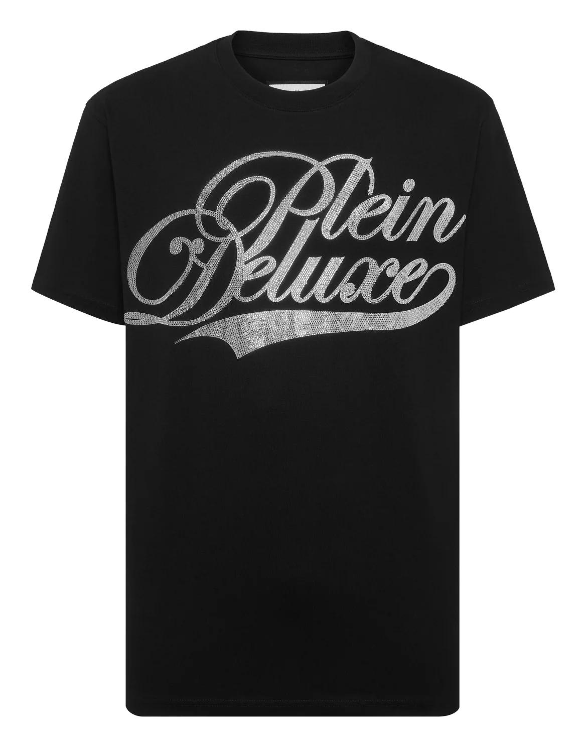 Round Neck T-Shirt Plein Deluxe Stones, цвет: Черный