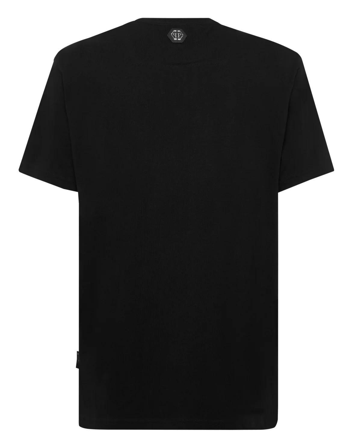 Round Neck T-Shirt Plein Crown Stones, цвет: Черный