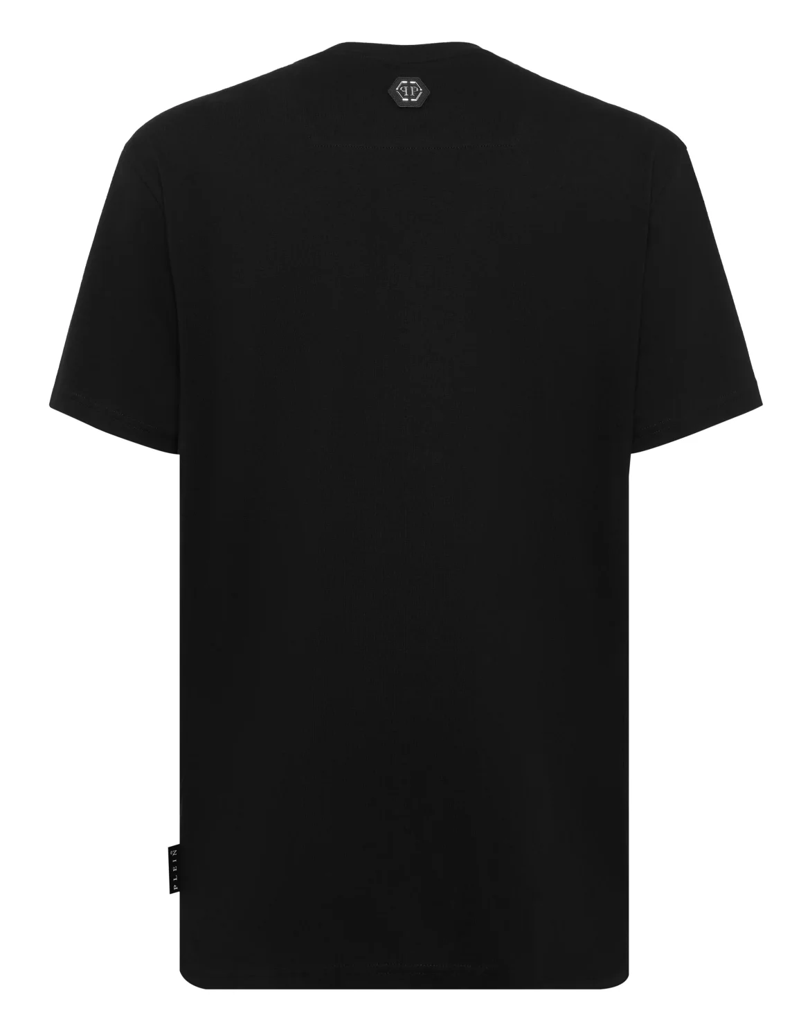 Round Neck T-Shirt Gothic Plein Stones, цвет: Черный