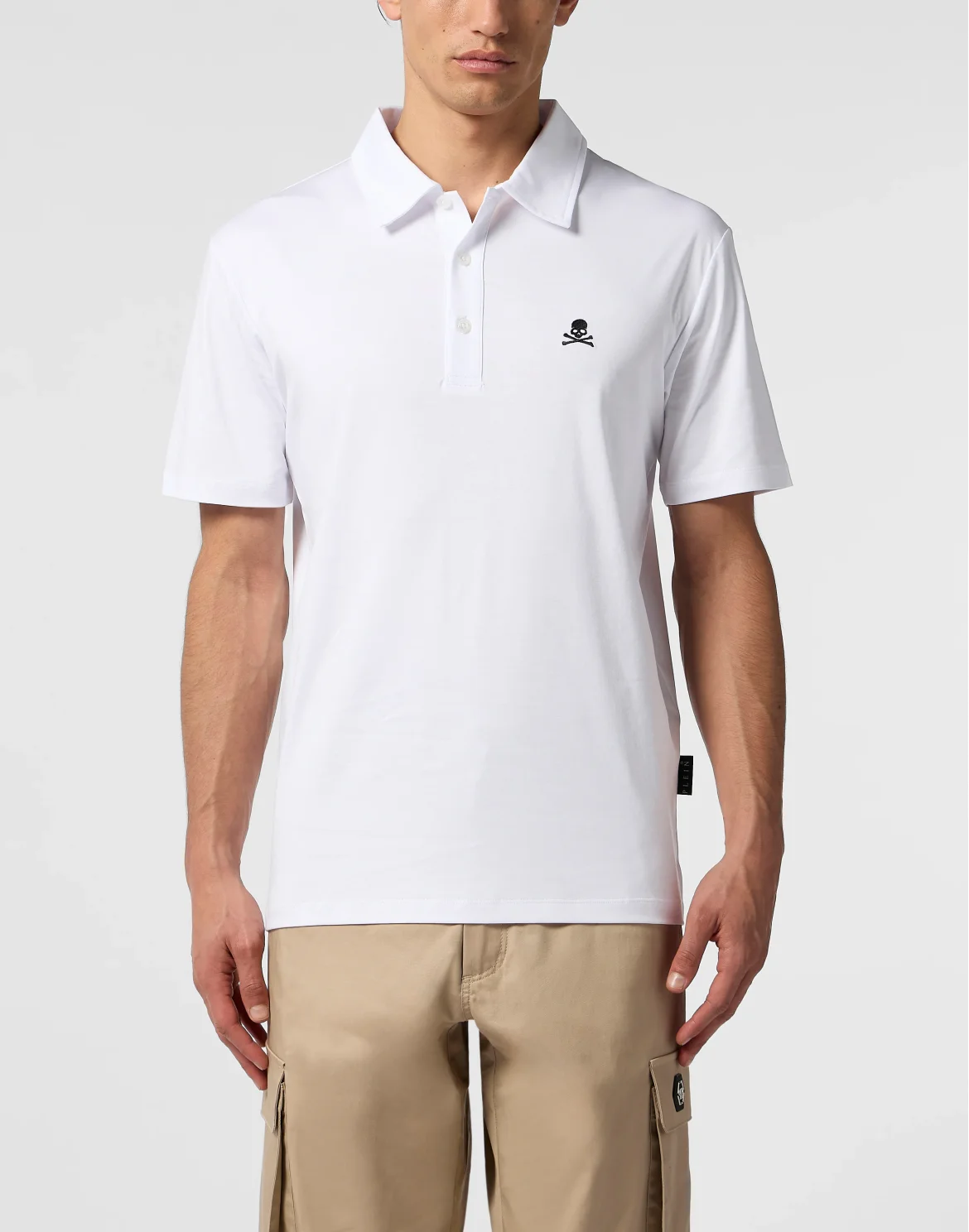 Classic Polo Shirt Skull, цвет: Белый