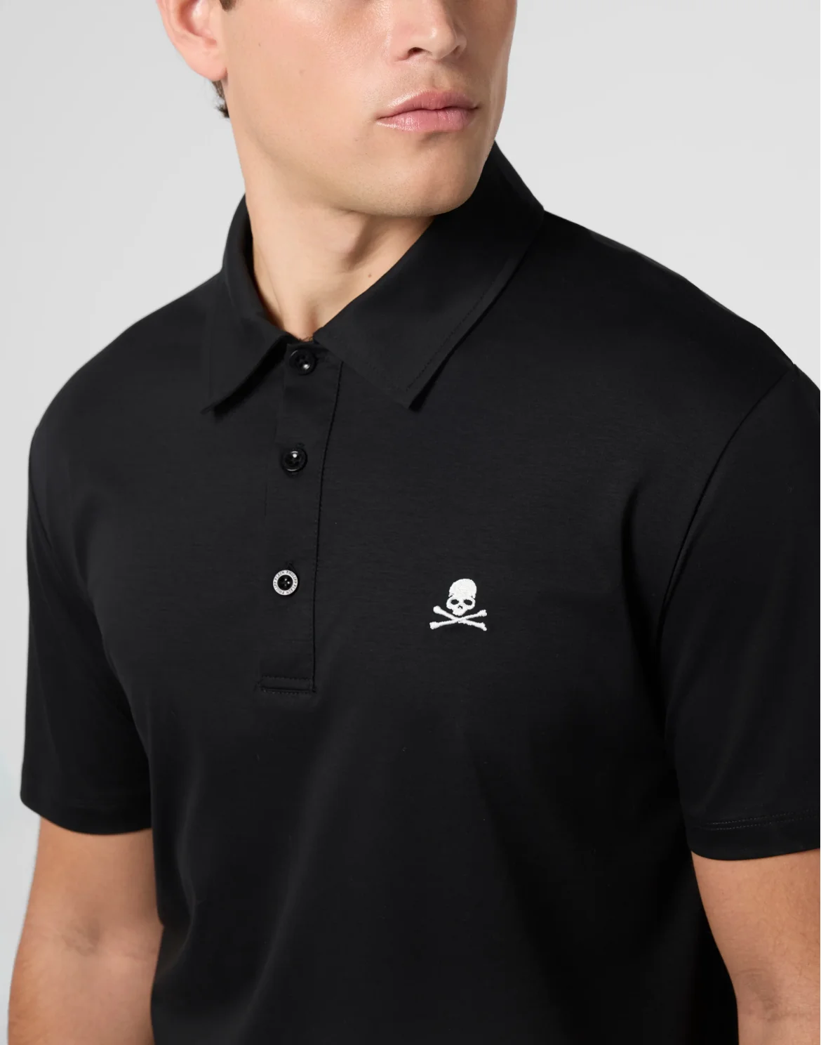 Classic Polo Shirt Skull, цвет: Черный