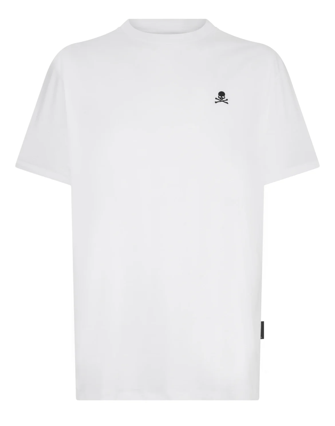 Basic Round Neck T-Shirt Skull, цвет: Белый