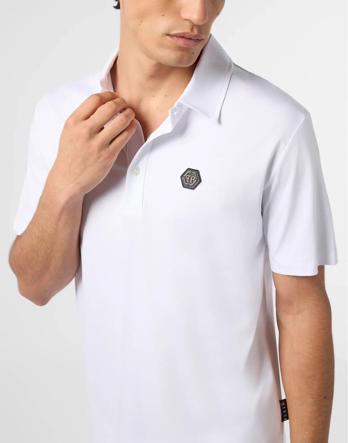 Classic Polo Shirt Hexagon, цвет: Белый