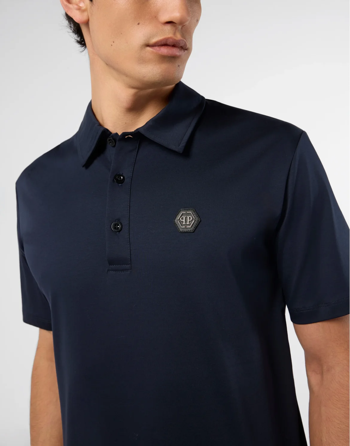 Classic Polo Shirt Hexagon, цвет: Синий