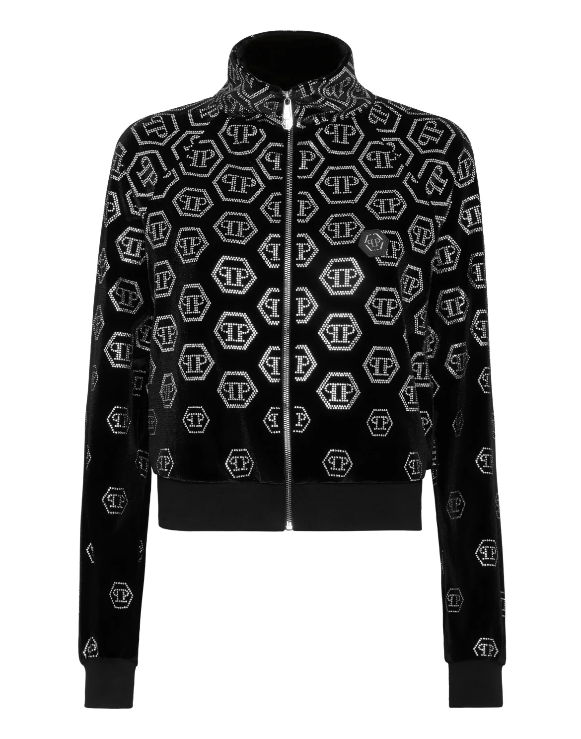 Chenille Tracksuit Jacket Degrade Monogram, цвет: Черный