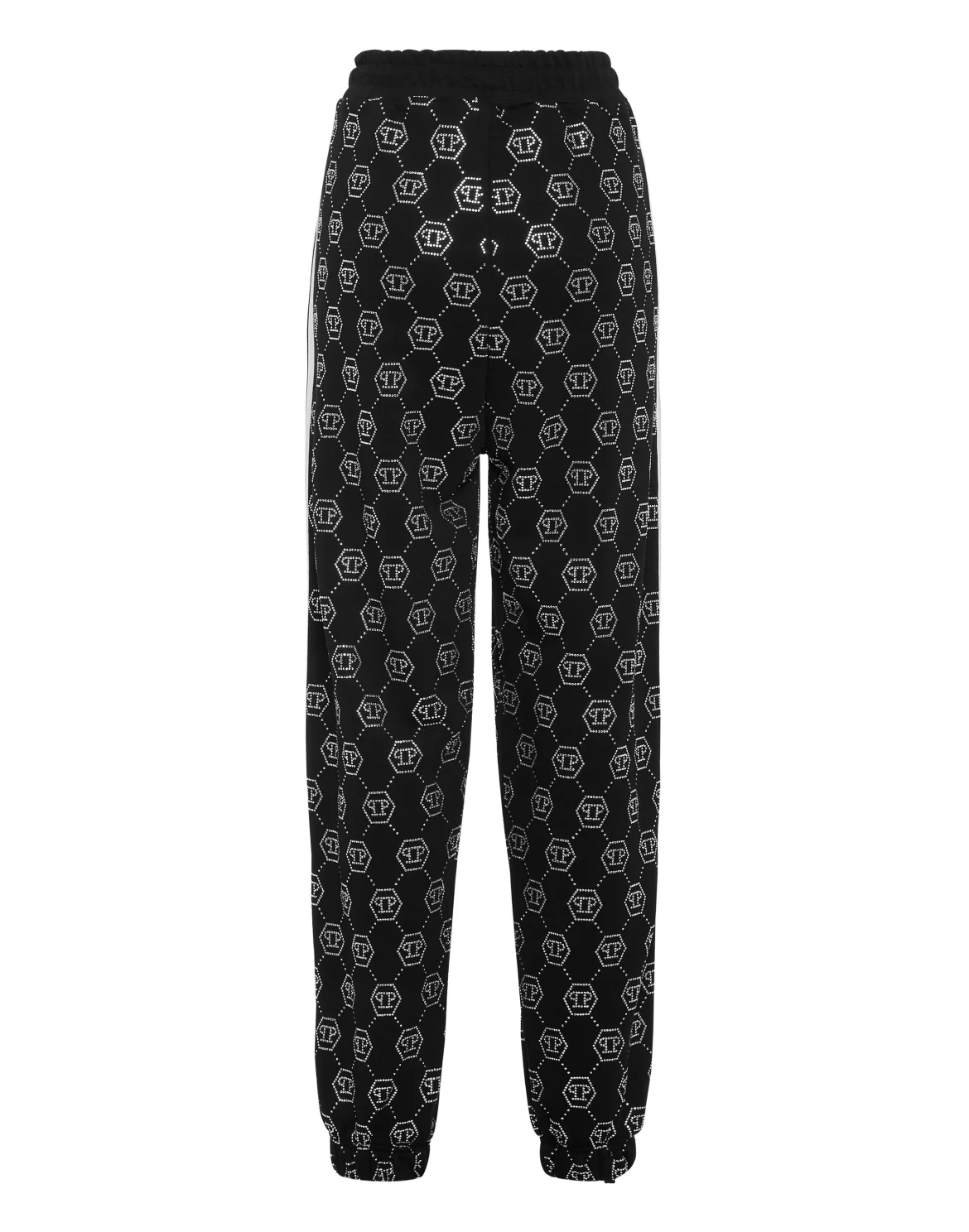 Washed Fleece Joggers Monogram Strass, цвет: Черный