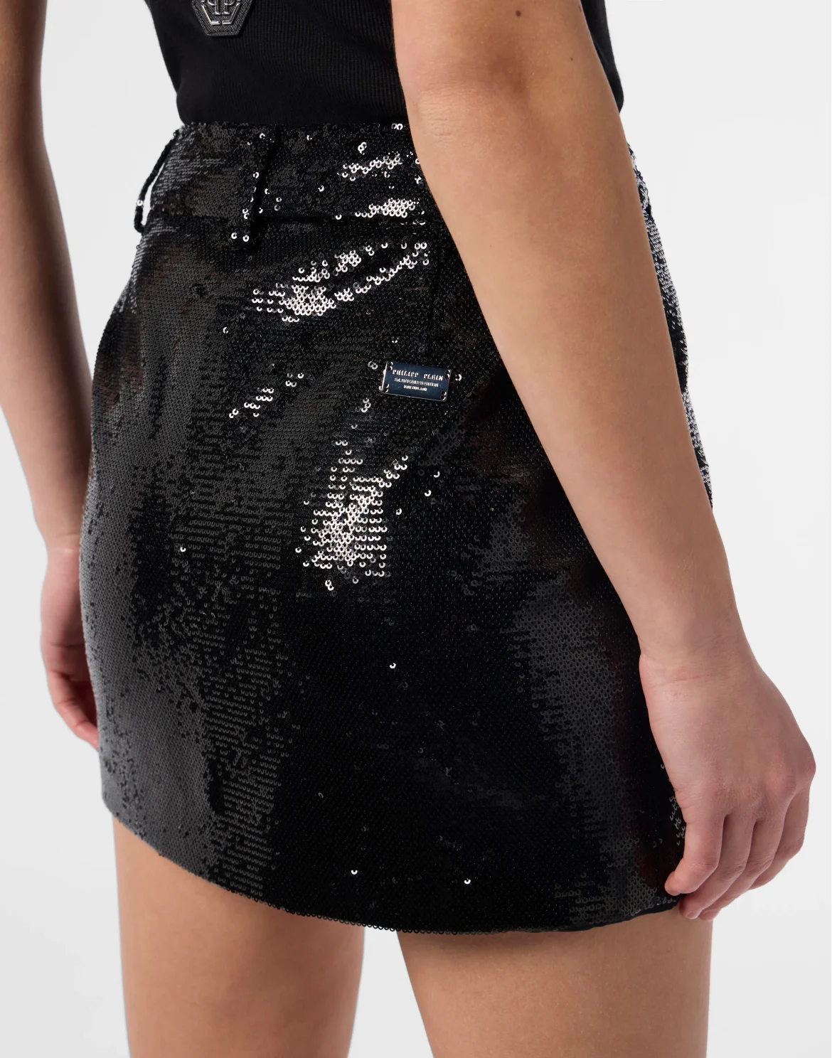 Mini Skirt Paillettes, цвет: Черный