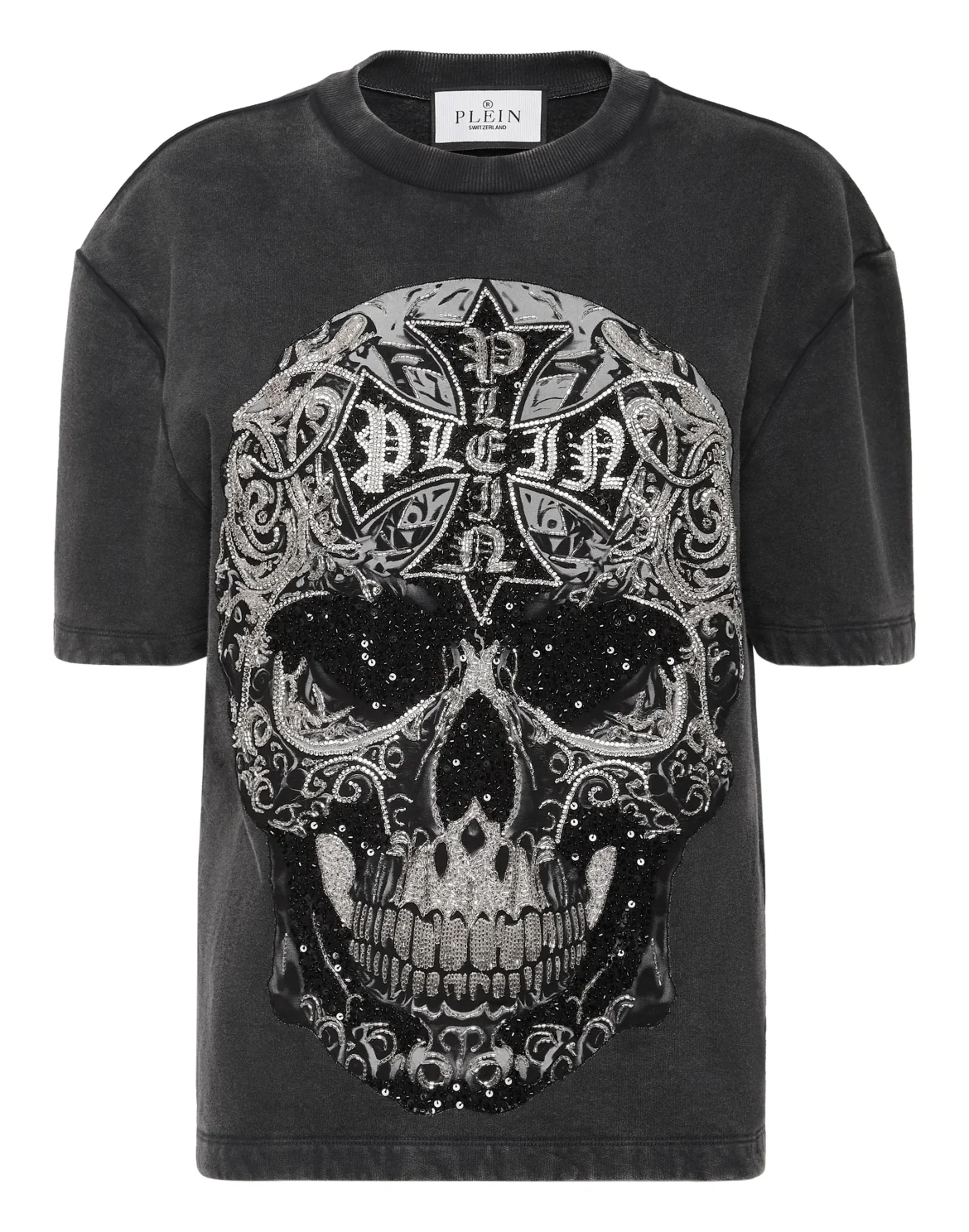 Man Fit T-Shirt Crystal Skull, цвет: Черный